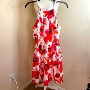 Vince Camino Fit and Flare floral sundress 8